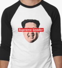Supreme Leader Un - Kim Jong Un Parody T-Shirt Men's Baseball ¾ T-Shirt