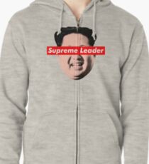 Oberste Führer Un - Kim Jong Un Parodie T-Shirt Hoodie mit Reißverschluss
