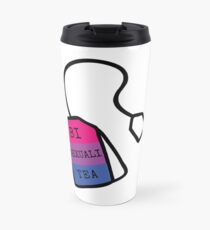 Bisexuali-TEA Bisexual Pride shirt Funny Bi pride shirt bisexuality shirt Travel Mug