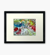 Frosted Glass Framed Print
