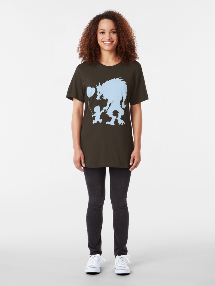 Alternate view of BFF's (dark garment version) Slim Fit T-Shirt
