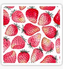 Strawberries watercolor and ink Sticker