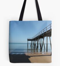 Beach Jetty Harvey Bay Tote Bag