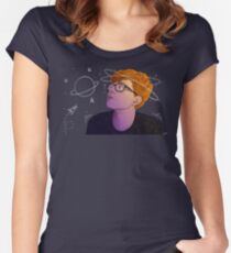 rocket ships Women's Fitted Scoop T-Shirt