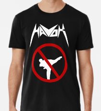 Camiseta premium (v2) Havok No karate en el hoyo unisex karate artes marciales camiseta, fundas móviles, tazas, etc. para hombre mujer