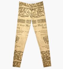 Shakespeare. Much adoe about nothing, 1600 Leggings