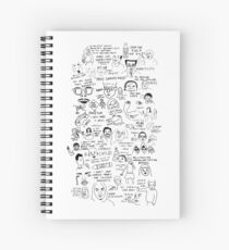 vine compilation (this is the old version, find new version on my page) Spiral Notebook