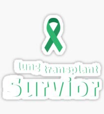 Lung Transplant Survivor Sticker