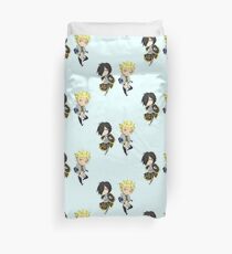 Sting and Rogue Chibi Duvet Cover