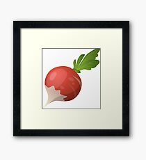 Radish vegetables Framed Print