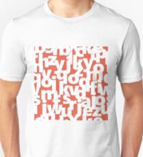 English alphabet. Unisex T-Shirt