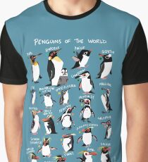 Penguins of the World Graphic T-Shirt