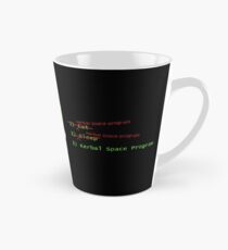 Essen. Schlaf. Kerbal Raumfahrtprogramm. Tasse (groß)