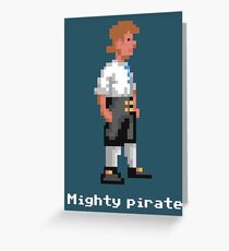 Mighty Pirate V2 Greeting Card