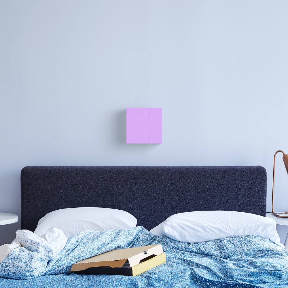 Solid Light Paslel Mauve Purple Color Canvas Print By Cheapest