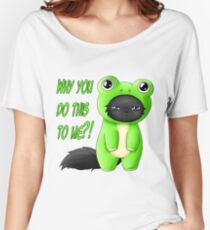 Froggy Mew Mew Women's Relaxed Fit T-Shirt