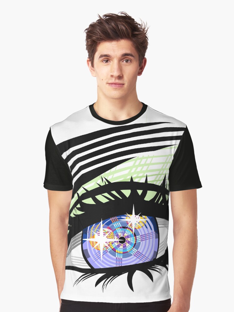 "Blue Electronic eye" Tshirt by MegaSitioDesign Redbubble