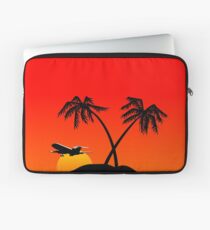 Paradise Island at sunset Laptop Sleeve