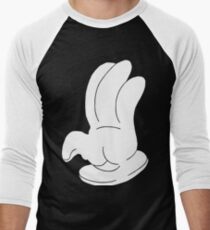 Cartoon hand - Vector Men's Baseball ¾ T-Shirt