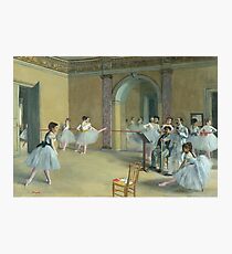 The Dance Foyer at the Opera on the rue Le Peletier Photographic Print