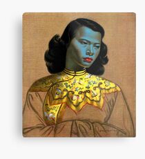 Vladimir Tretchikoff - The Chinese Girl - The Green Lady Metal Print