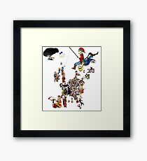 Europa Universalis IV - National Personifications Map of Western Europe Framed Print