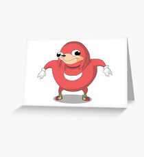 Ugandan Echidna Greeting Card