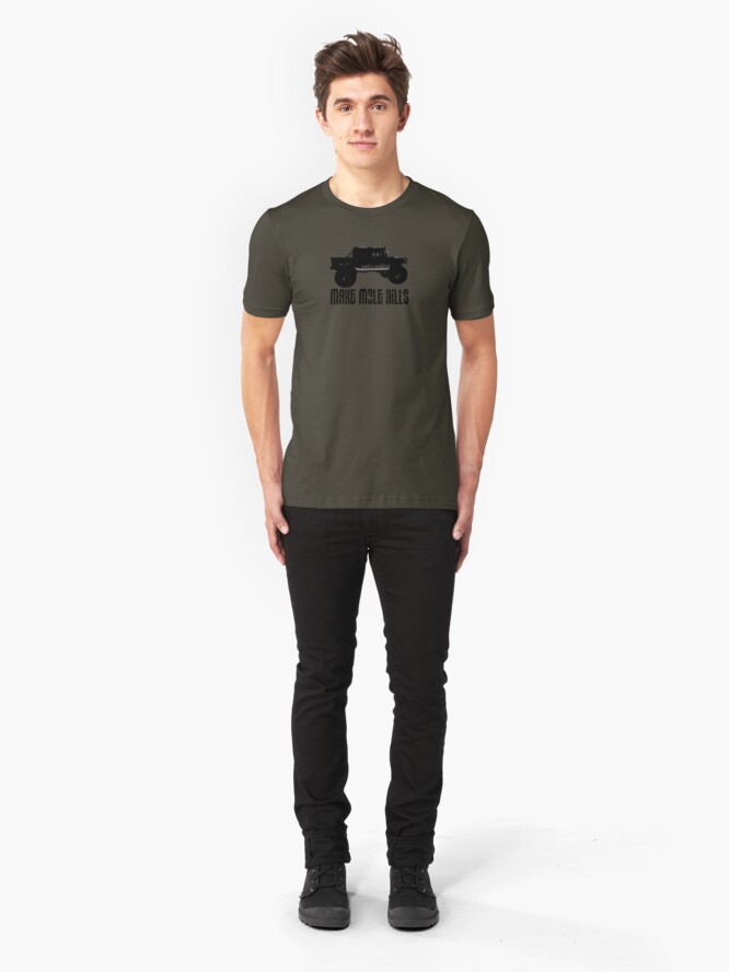 Alternate view of Shift Shirts Built For Battle - H1 Inspired Slim Fit T-Shirt
