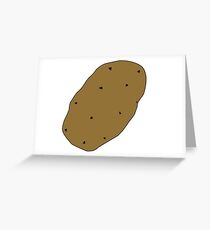Potato Greeting Card