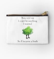 Fortnite - Become a Bush (Black) Studio Pouch