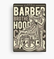 CLASSIC BARBER BROTHER HOOD Canvas Print