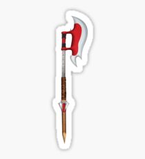 Buffy Slayer Scythe Sticker Sticker