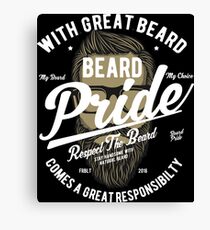GREAT BEARD - BEARD PRIDE Canvas Print