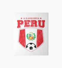 2018 Peru Soccer Peruana Futbol World Soccer Flag Art Board
