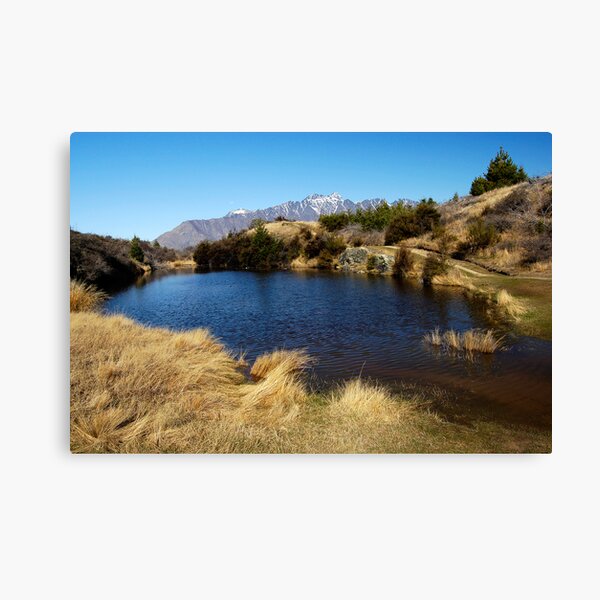 Hilltop Lake Canvas Print