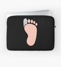 Funda para portátil Funny Get Well Gift - Fractura del dedo gordo del pie roto