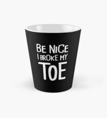 Taza cónica Funny Get Well Gift - Punta rota fracturada