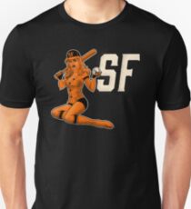 SF Giants Pin-Up-Girl 1 Slim Fit T-Shirt