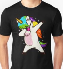Tupfen-Unicorn-Tupfen-Tanz Unisex T-Shirt