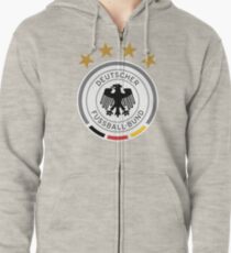 Deutschland Logo Hoodie mit Reißverschluss