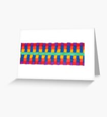 Rainbow Zipper Greeting Card