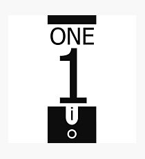 Number One, 1, i Photographic Print