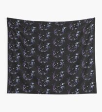 antlers (black) Wall Tapestry