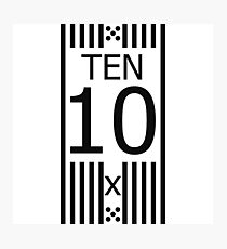 Number ten, 10, x Photographic Print