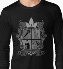 Hiphop Family Crest (B&W variant ) Long Sleeve T-Shirt