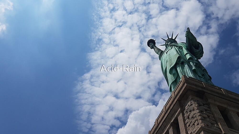 "Statue of Liberty" by AcidRain Redbubble