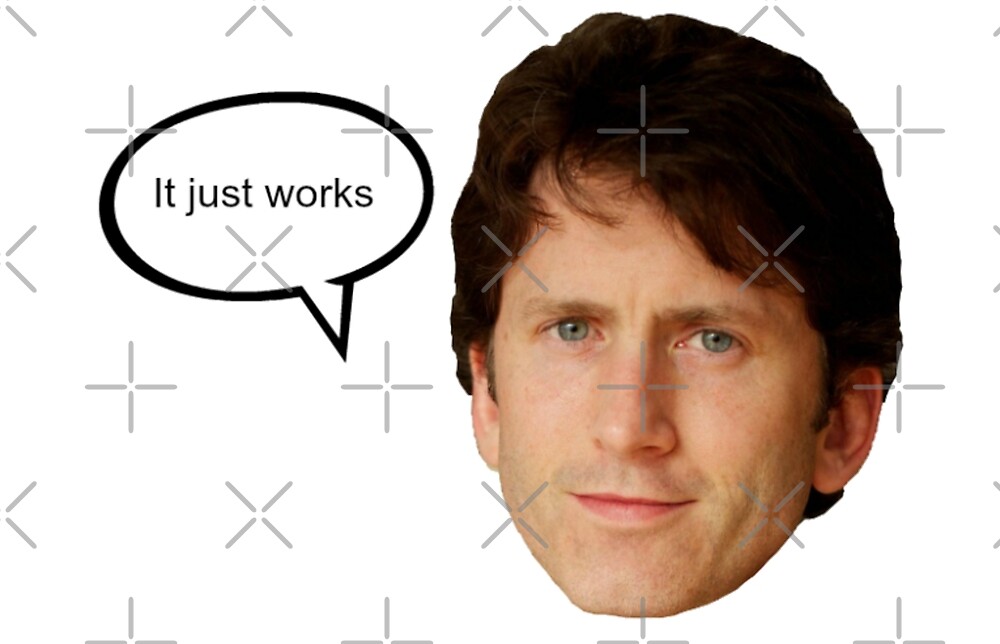 Todd Howard &quot;It Just Works&quot;&quot; by GraphicTease | Redbubble