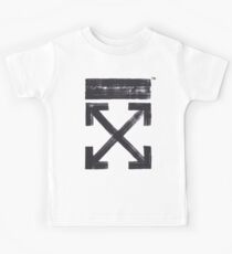 Off-White Brushed Arrows (Light) Kids Tee