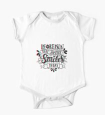 Be The Reason That Someone Smiles Today One Piece - Short Sleeve