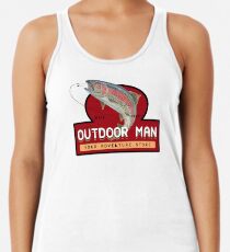 Outdoor Man Mug, Shirts etc. (Last Man Standing) Racerback Tank Top